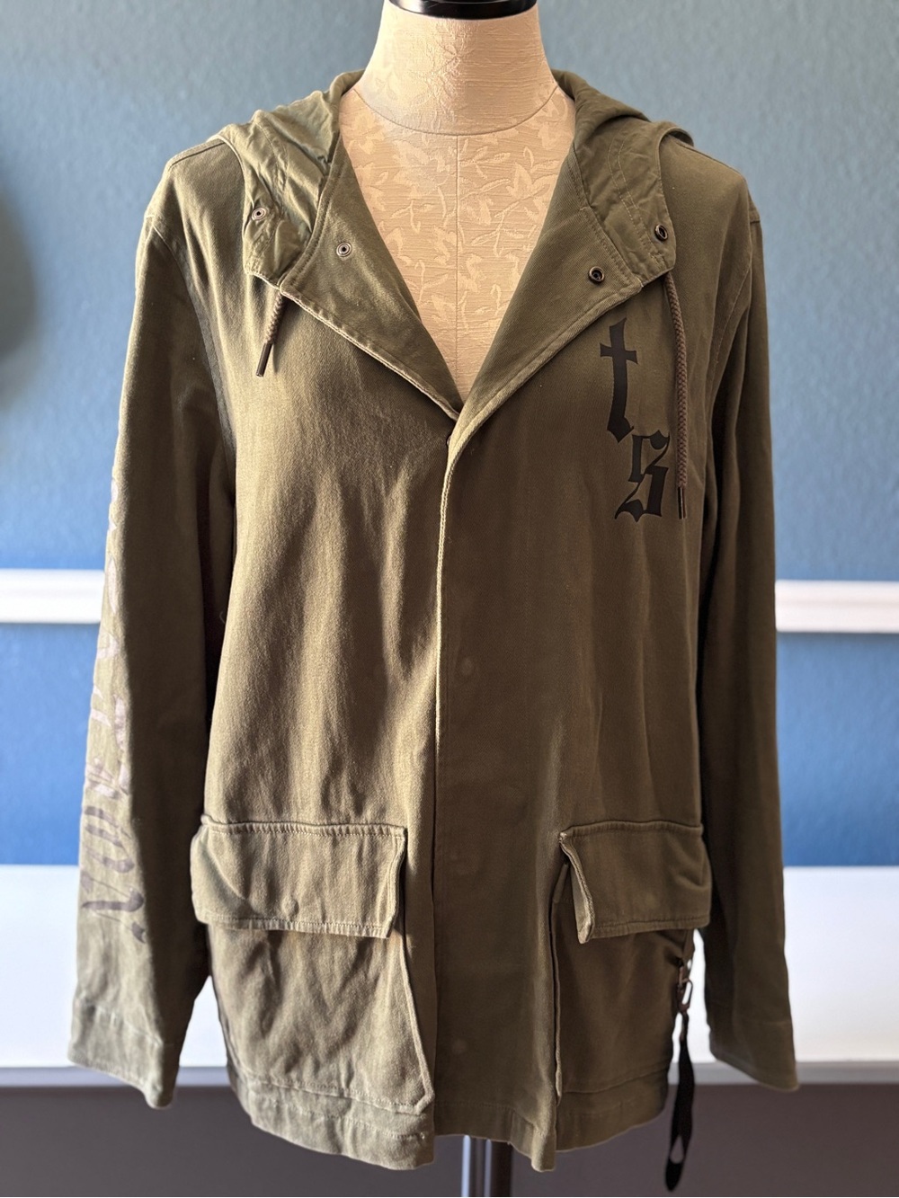 RARE Taylor Swift Reputation Stadium Tour Olive Military Snake Jacket S